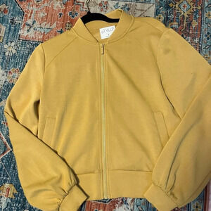 Bomber jacket light weight material super comfy